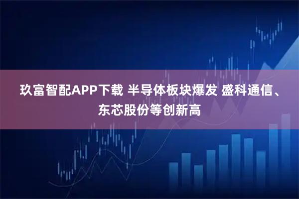 玖富智配APP下载 半导体板块爆发 盛科通信、东芯股份等创新高