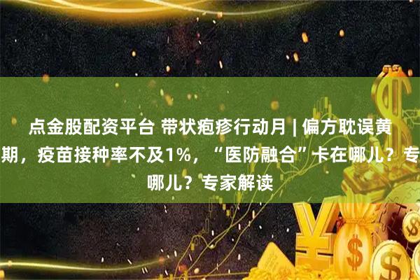 点金股配资平台 带状疱疹行动月 | 偏方耽误黄金治疗期，疫苗接种率不及1%，“医防融合”卡在哪儿？专家解读