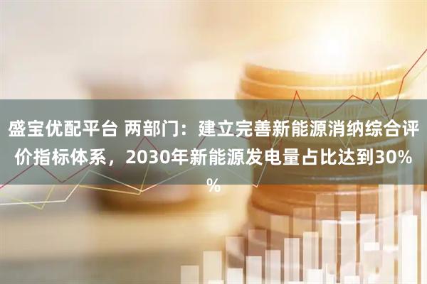 盛宝优配平台 两部门：建立完善新能源消纳综合评价指标体系，2030年新能源发电量占比达到30%